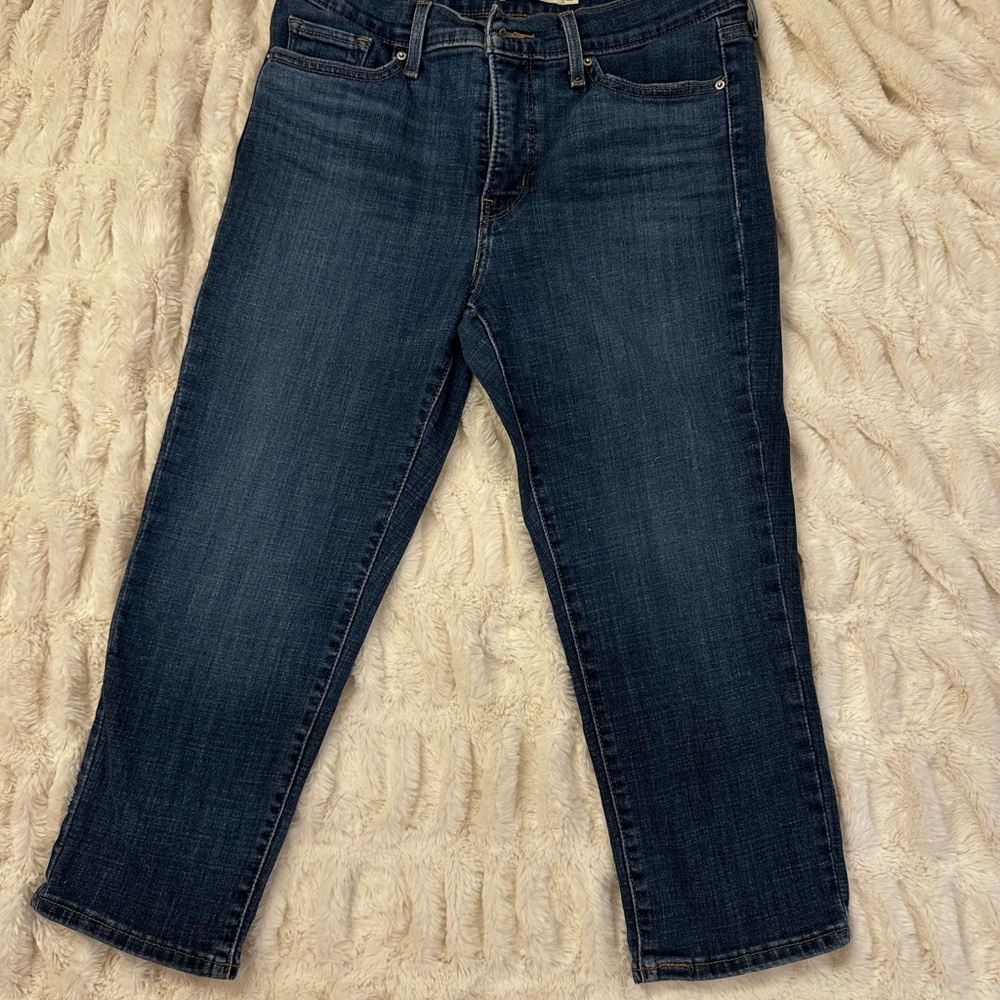 Classic Blue Women's Capri’s